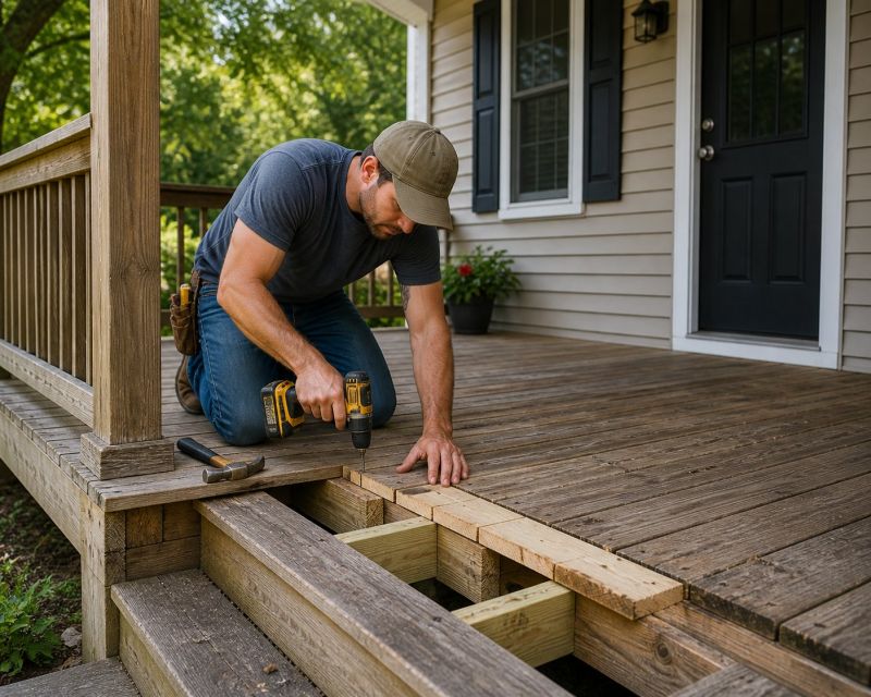 Deck Sanding Service in Redmond, WA